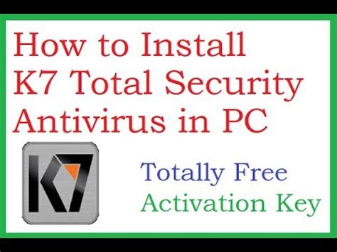 k7 antivirus windows 10